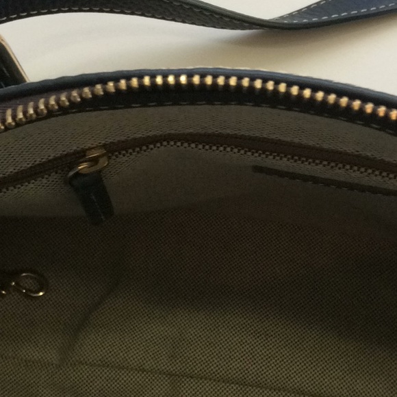 Dooney & Bourke Navy Purse 13”x8”x51/2” - Picture 3 of 4